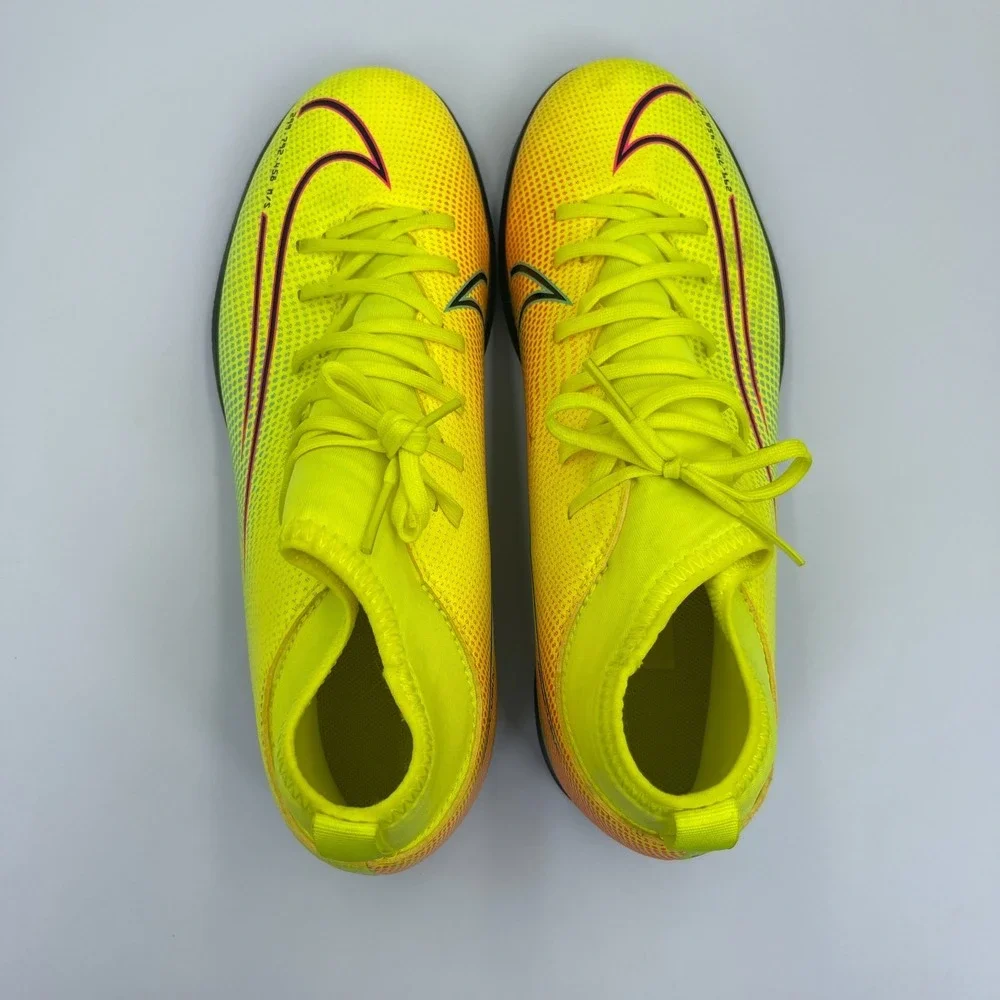 Nike Mercurial Superfly 7 Academy MDS TF BQ5407 703 Youth 5.5 Green Soccer Shoes